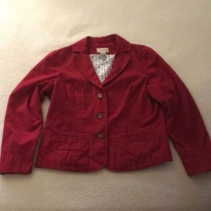 LL Bean Cotton/Linen Jacket